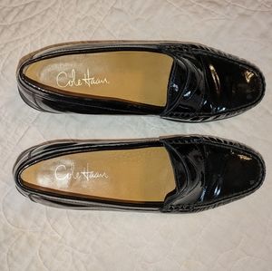 Cole Haan Black Patent Leather Loafers